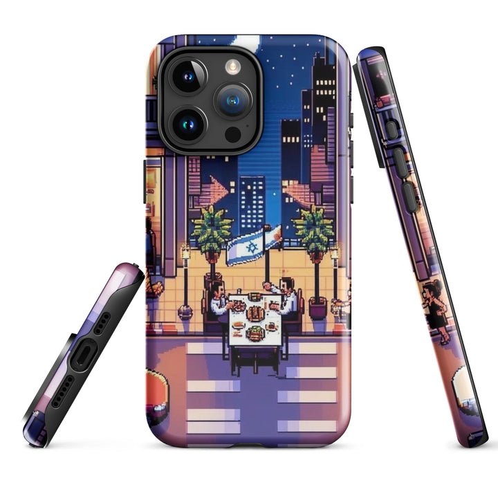 Tough Case for iPhone® | TLV Nightlife 16 Bit