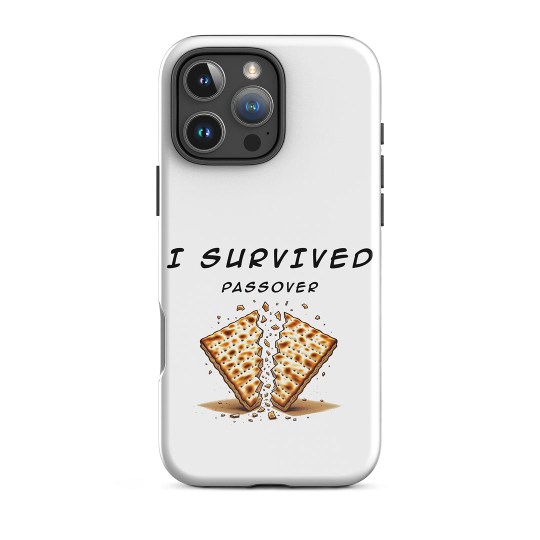 Passover Jewish pride tough phone case for iPhone 16 Pro Max, glossy finish - front view
