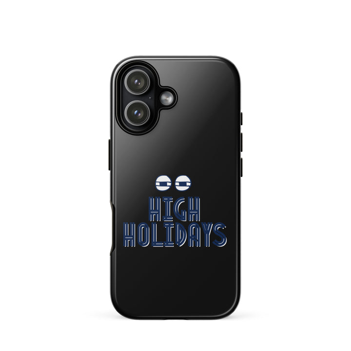 High Holidays Jewish pride tough phone case for iPhone 17, glossy finish - front view