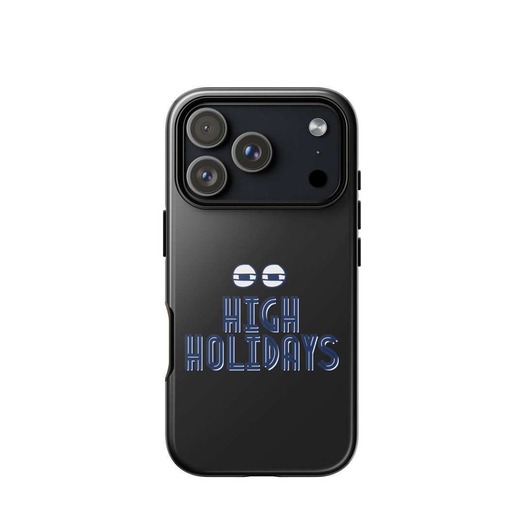 High Holidays Jewish pride tough phone case for iPhone 17 Pro, glossy finish - front view