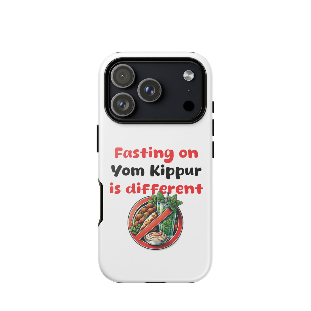 Yom Kippur Jewish pride tough phone case for iPhone 18 Pro, glossy finish - front view