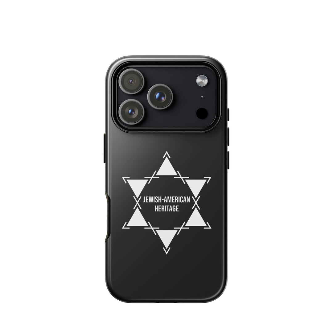 Jewish American Heritage Jewish pride tough phone case for iPhone 18 Pro, glossy finish - front view