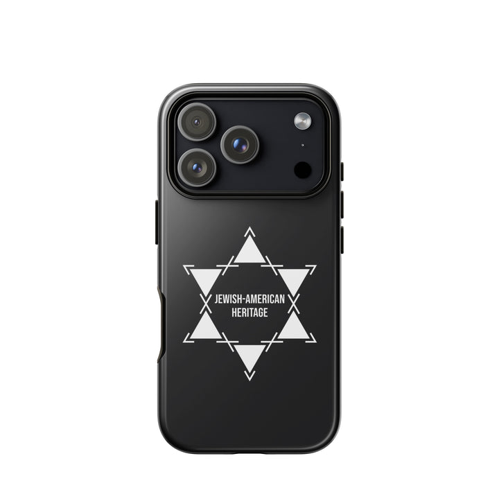 Jewish American Heritage Jewish pride tough phone case for iPhone 18 Pro, glossy finish - front view