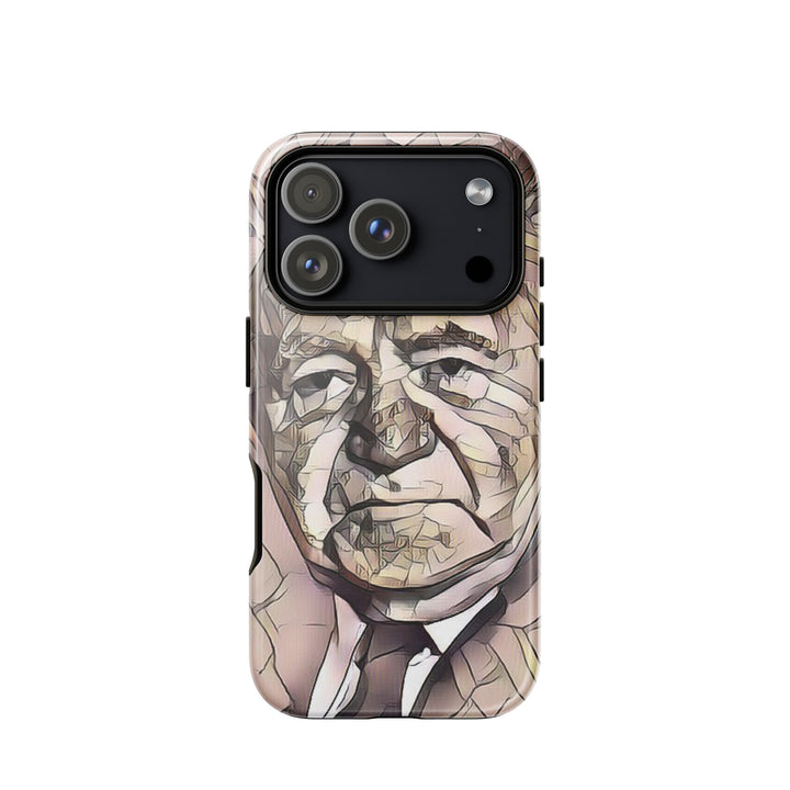 David Ben Gurion Jewish pride tough phone case for iPhone 18 Pro, glossy finish - front view