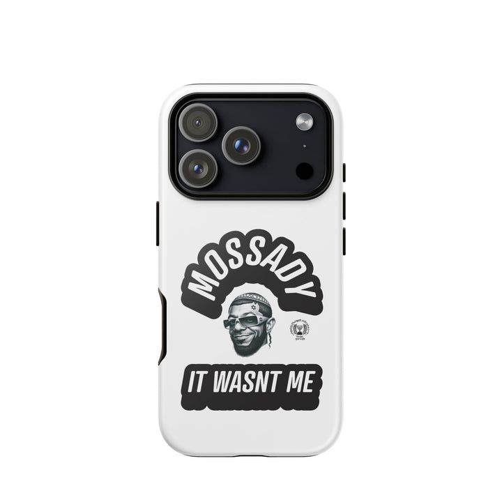 Mossady Jewish pride tough phone case for iPhone 18 Pro, glossy finish - front view