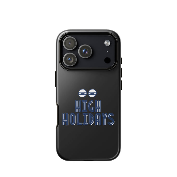 High Holidays Jewish pride tough phone case for iPhone 18 Pro, glossy finish - front view