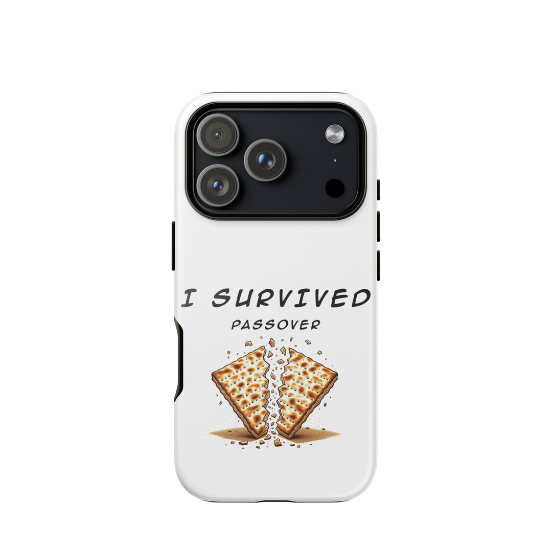 Passover Jewish pride tough phone case for iPhone 18 Pro, glossy finish - front view