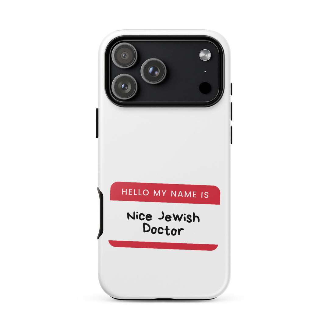 Nice Jewish Doctor Jewish pride tough phone case for iPhone 18 Pro Max, glossy finish - front view