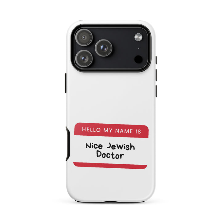 Nice Jewish Doctor Jewish pride tough phone case for iPhone 18 Pro Max, glossy finish - front view