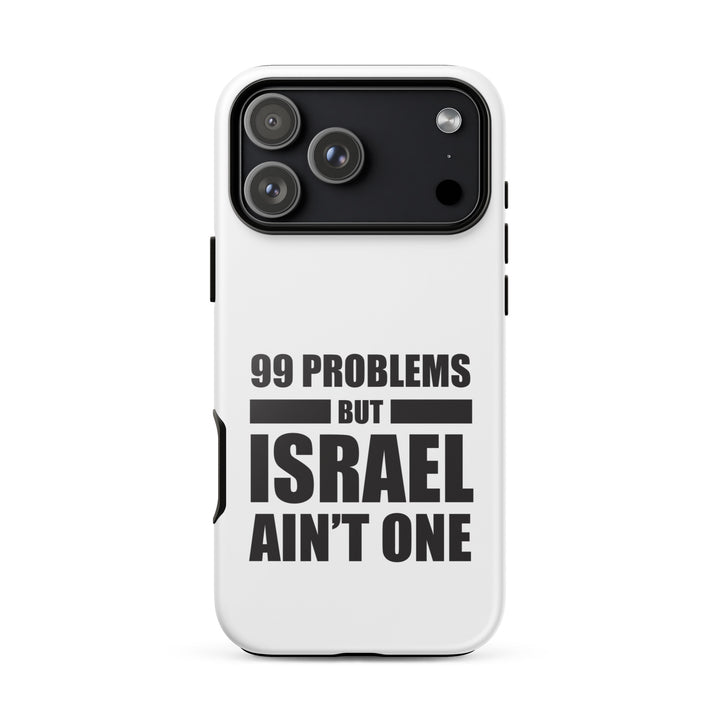 99 Problems Jewish pride tough phone case for iPhone 18 Pro Max, glossy finish - front view