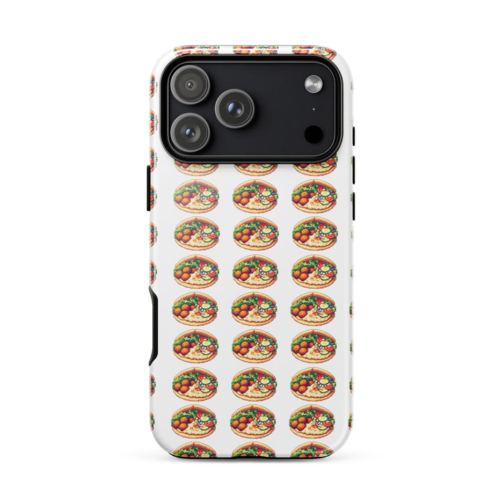 Falafel Party 16 Bit Jewish pride tough phone case for iPhone 18 Pro Max, glossy finish - front view