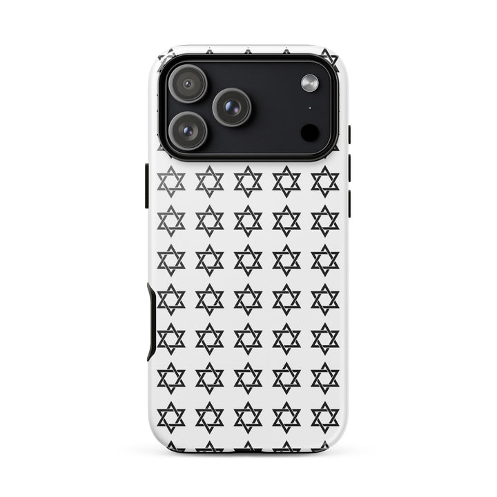 Magen David Jewish pride tough phone case for iPhone 18 Pro Max, glossy finish - front view