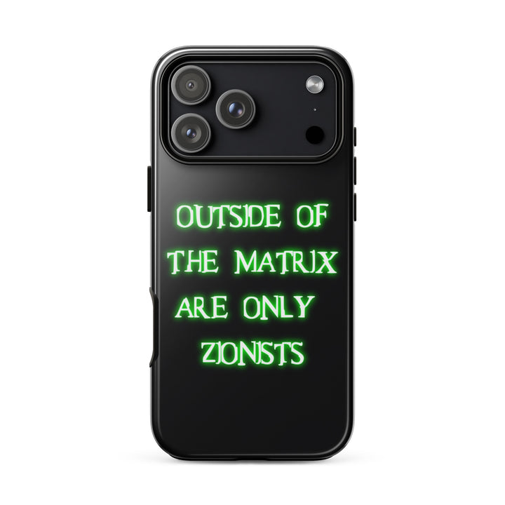 Matrix Jewish pride tough phone case for iPhone 18 Pro Max, glossy finish - front view