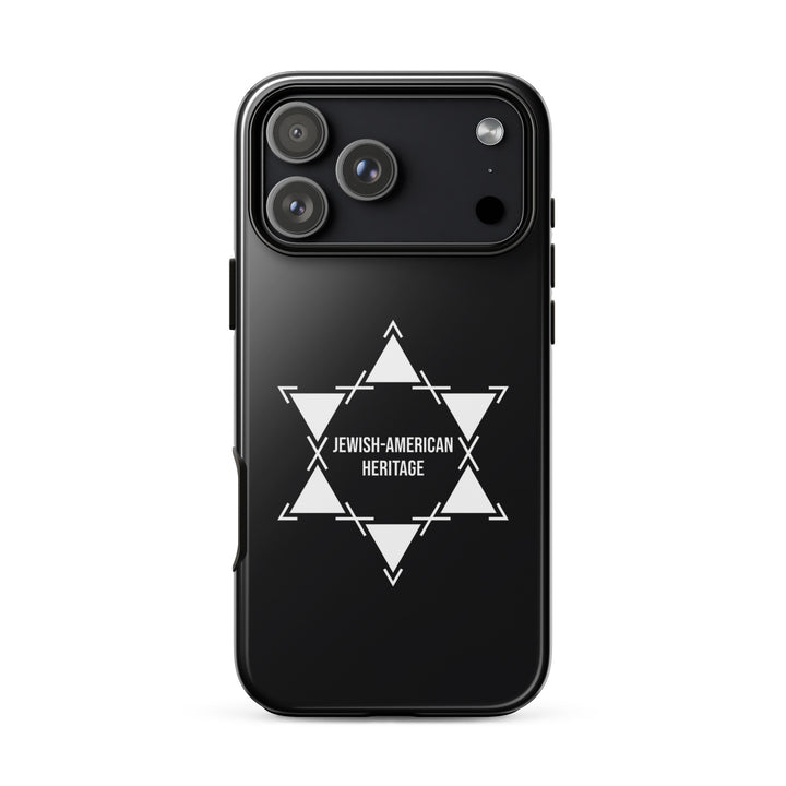 Jewish American Heritage Jewish pride tough phone case for iPhone 18 Pro Max, glossy finish - front view