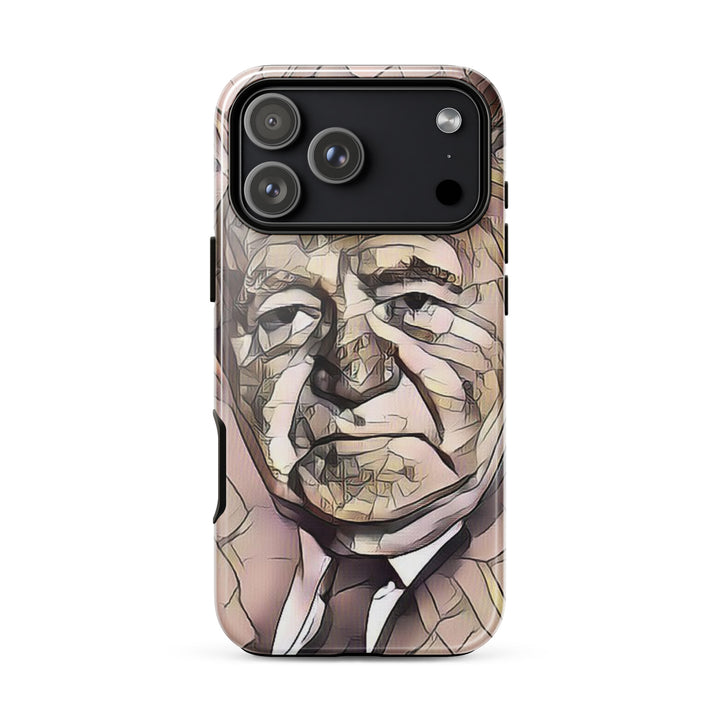 David Ben Gurion Jewish pride tough phone case for iPhone 18 Pro Max, glossy finish - front view