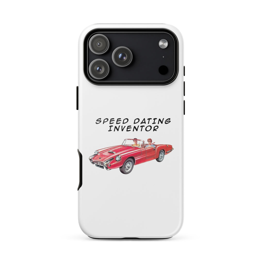 Speed Dating Inventor Jewish pride tough phone case for iPhone 18 Pro Max, glossy finish - front view