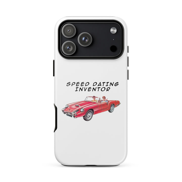 Speed Dating Inventor Jewish pride tough phone case for iPhone 18 Pro Max, glossy finish - front view