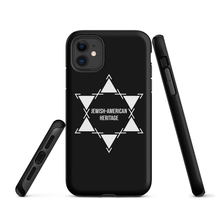Jewish American Heritage Jewish pride tough case for iphone® in Matte - close-up