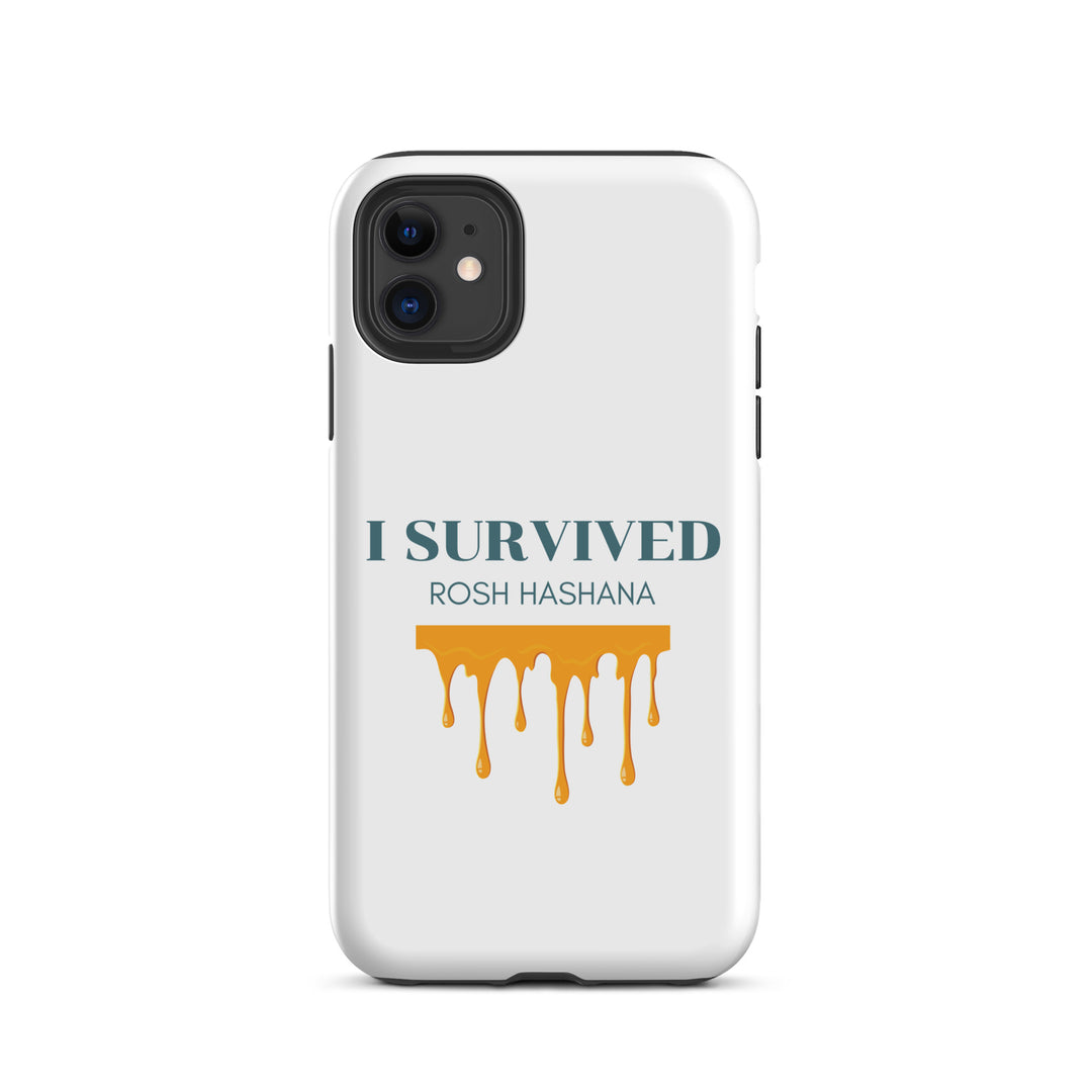 I Survived Rosh HaShana Jewish pride tough case for iphone® in Matte - detail view
