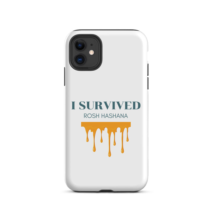 I Survived Rosh HaShana Jewish pride tough case for iphone® in Matte - detail view