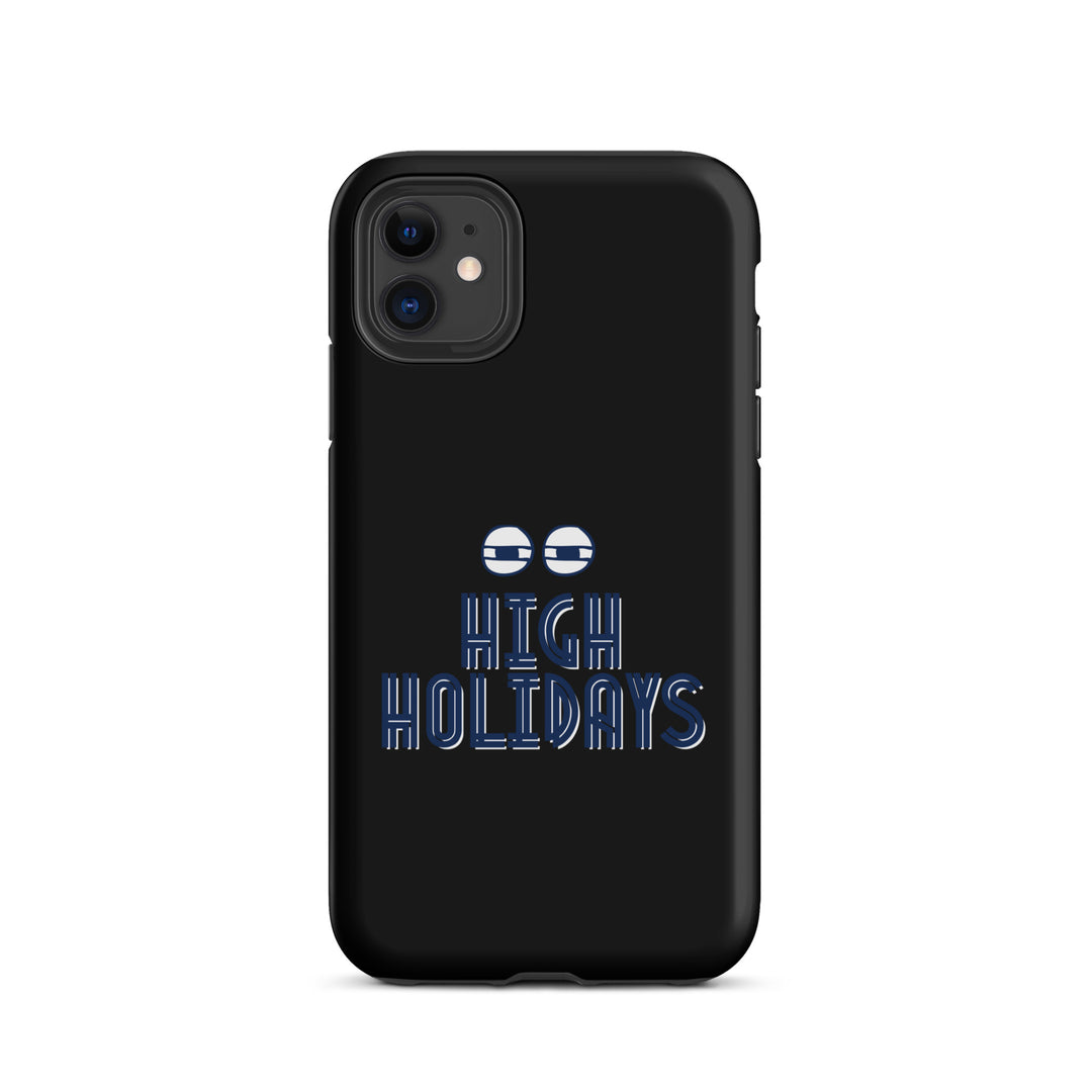 High Holidays Jewish pride tough phone case for iPhone 11, matte finish - front view