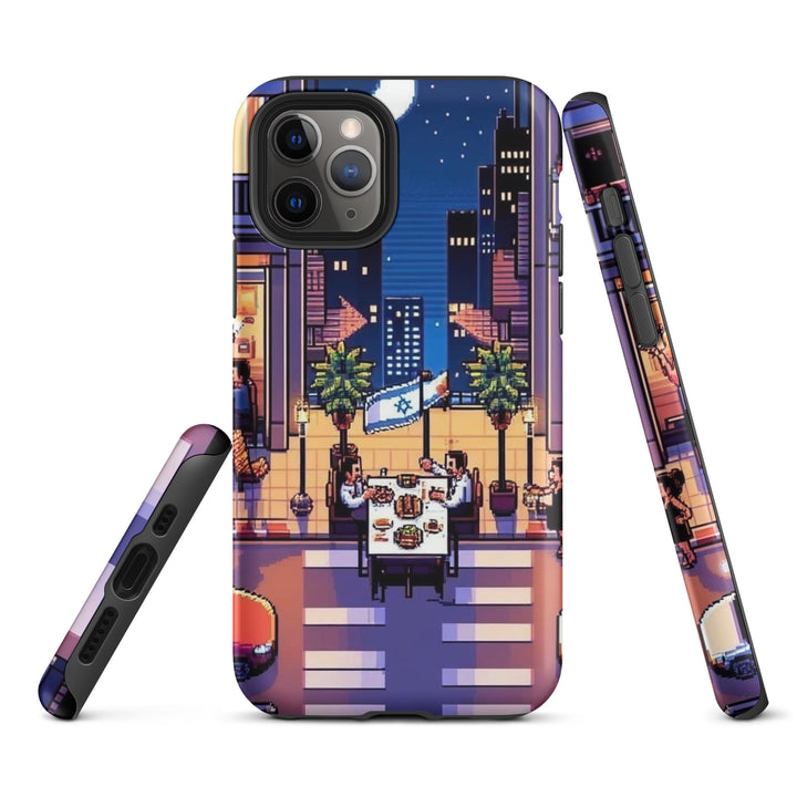 Tough Case for iPhone® | TLV Nightlife 16 Bit