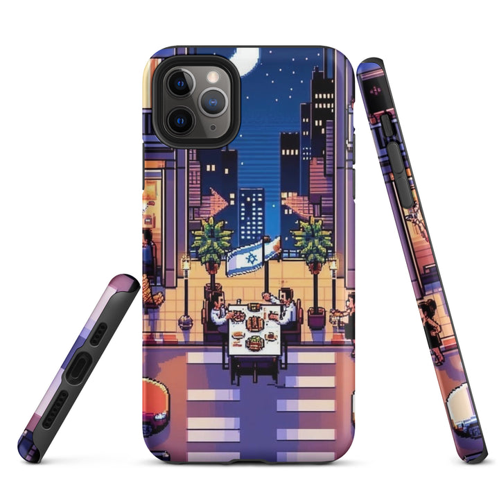 Tough Case for iPhone® | TLV Nightlife 16 Bit