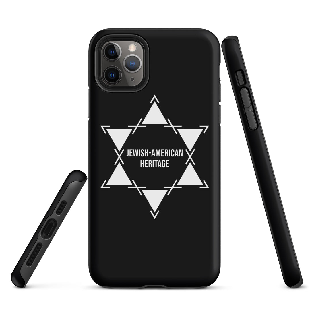 Jewish American Heritage Jewish pride tough case for iphone® in Matte - folded view