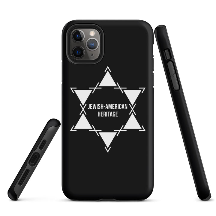 Jewish American Heritage Jewish pride tough case for iphone® in Matte - folded view