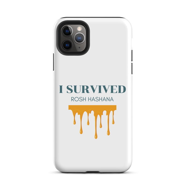 I Survived Rosh HaShana Jewish pride tough case for iphone® in Matte - side view