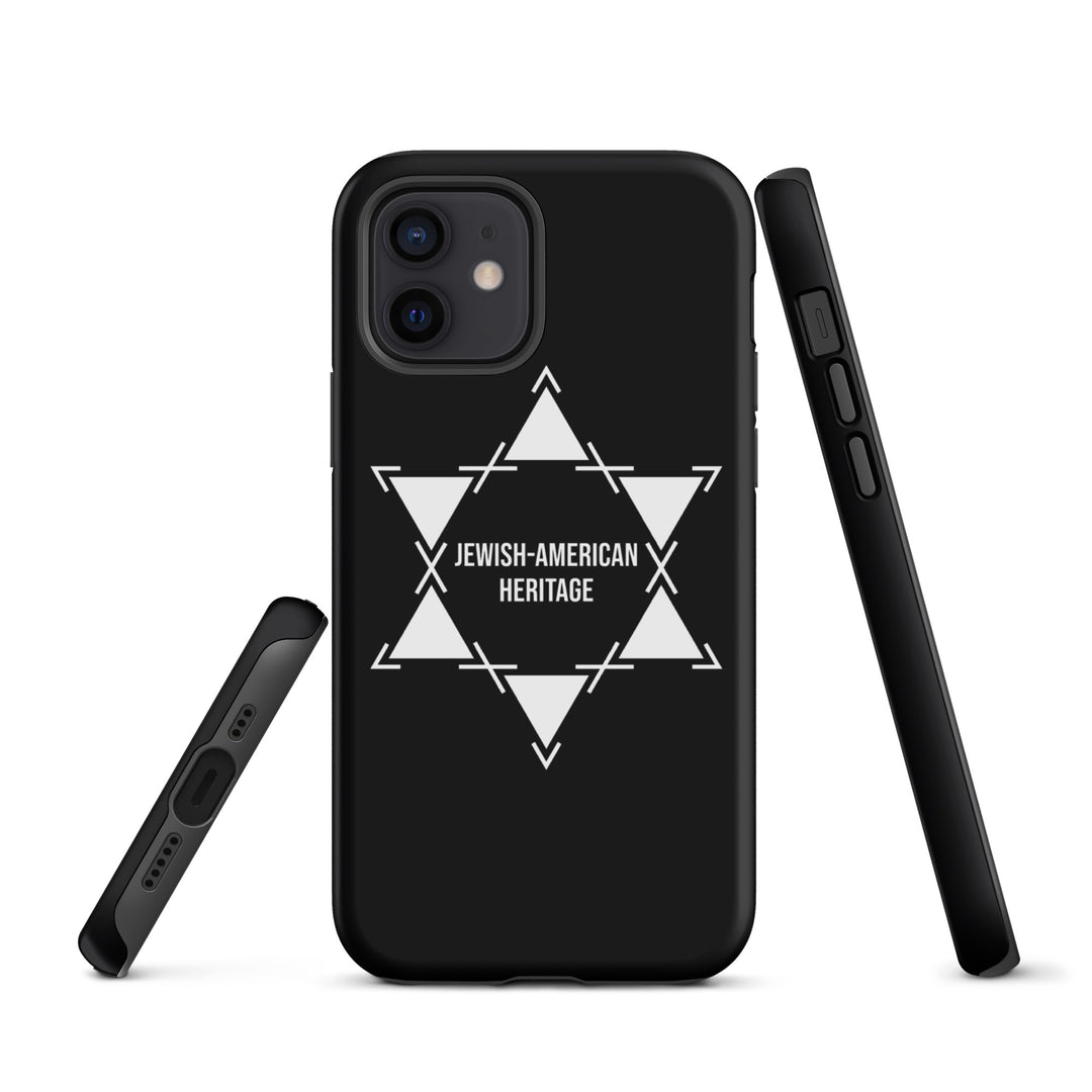 Jewish American Heritage Jewish pride tough case for iphone® in Matte - close-up