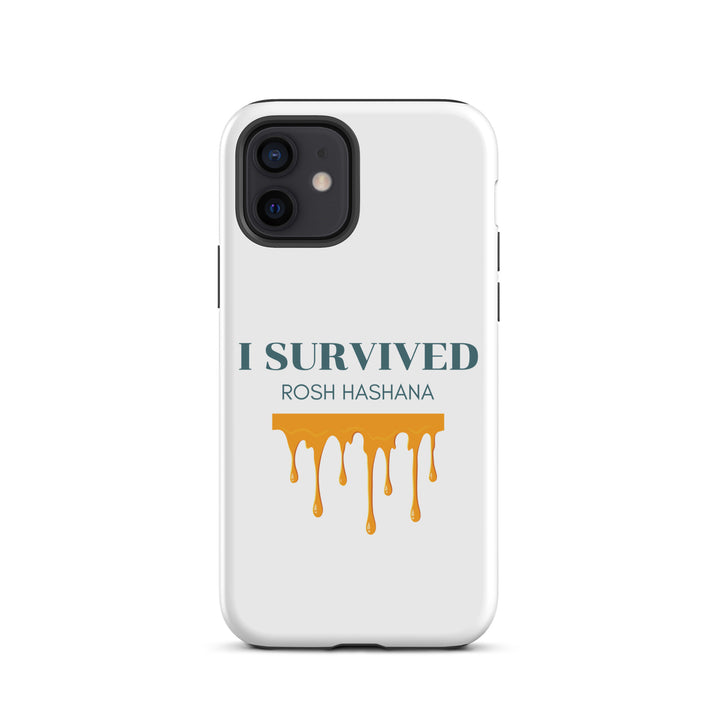 I Survived Rosh HaShana Jewish pride tough case for iphone® in Matte - detail view