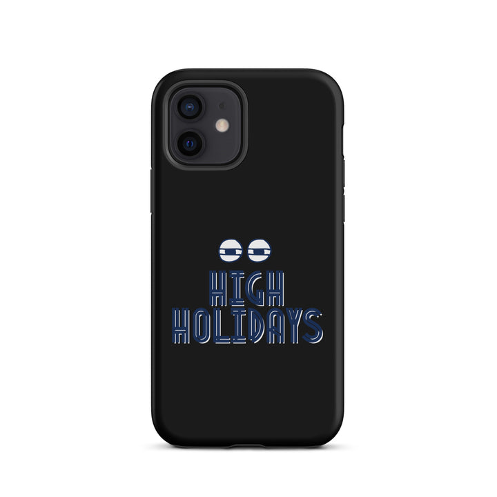 High Holidays Jewish pride tough phone case for iPhone 12, matte finish - front view