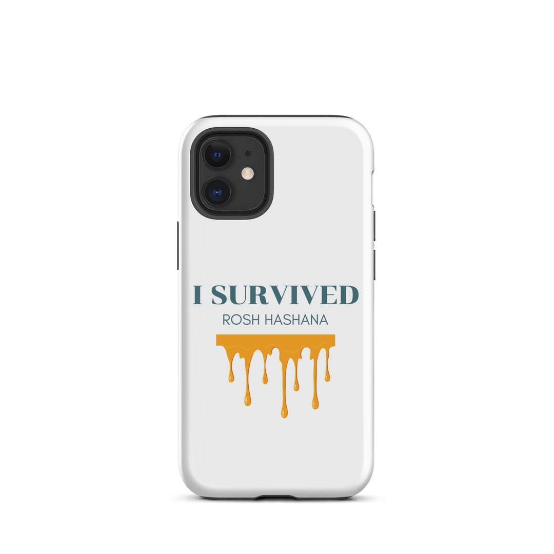 I Survived Rosh HaShana Jewish pride tough case for iphone® in Matte - front view
