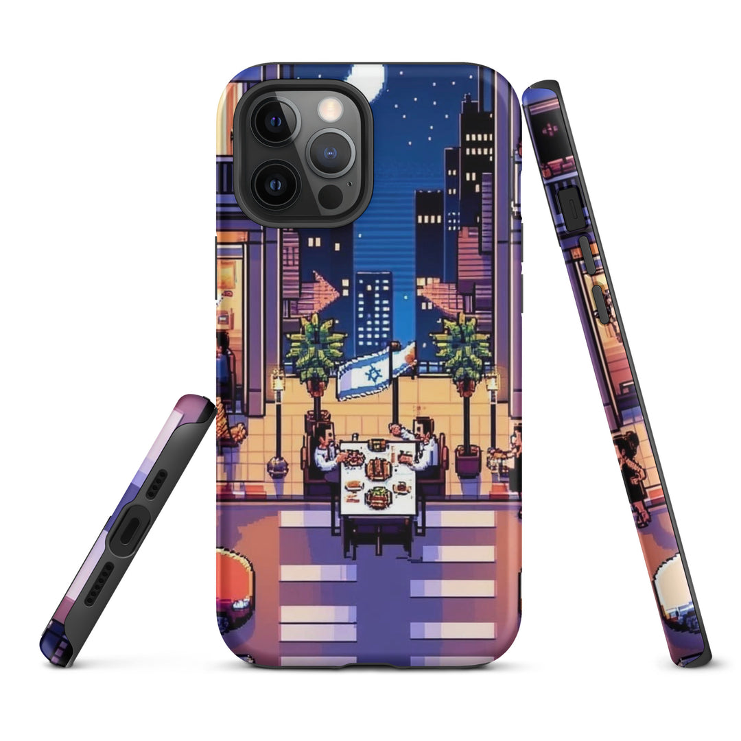 Tough Case for iPhone® | TLV Nightlife 16 Bit