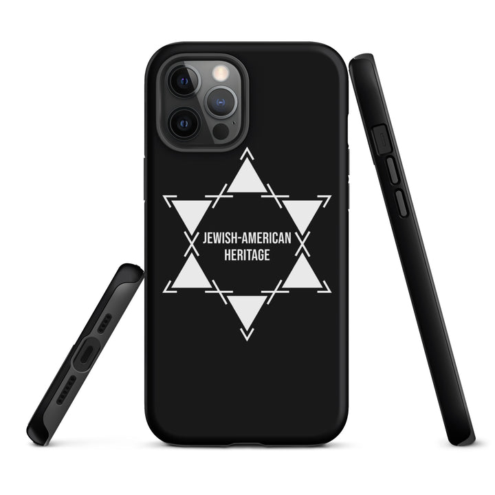 Jewish American Heritage Jewish pride tough case for iphone® in Matte - folded view