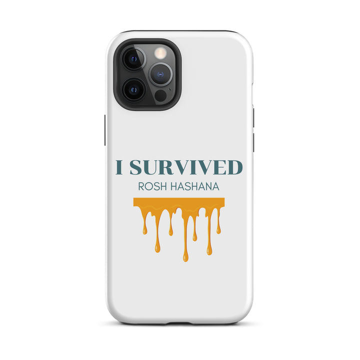 I Survived Rosh HaShana Jewish pride tough case for iphone® in Matte - side view