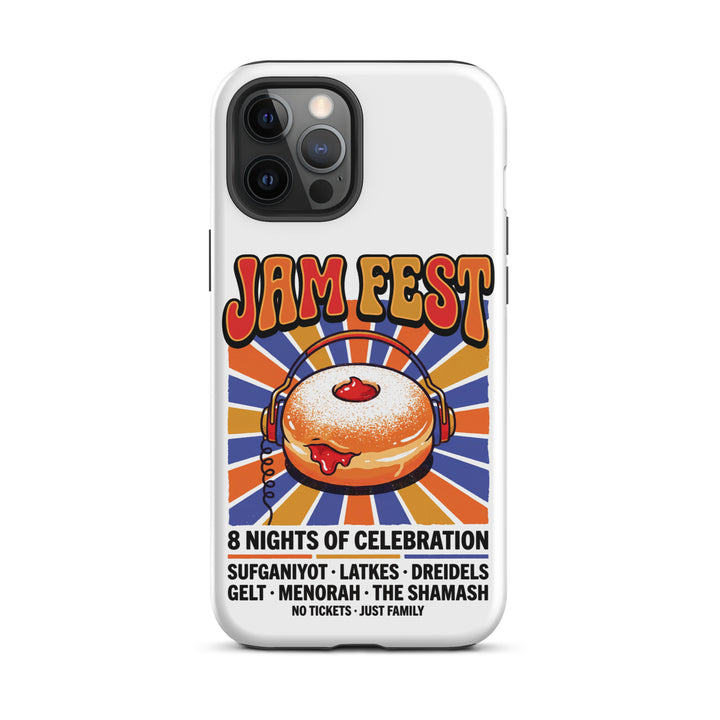 Jam Fest 8 Nights Jewish pride tough phone case for iPhone 12 Pro Max, matte finish - front view