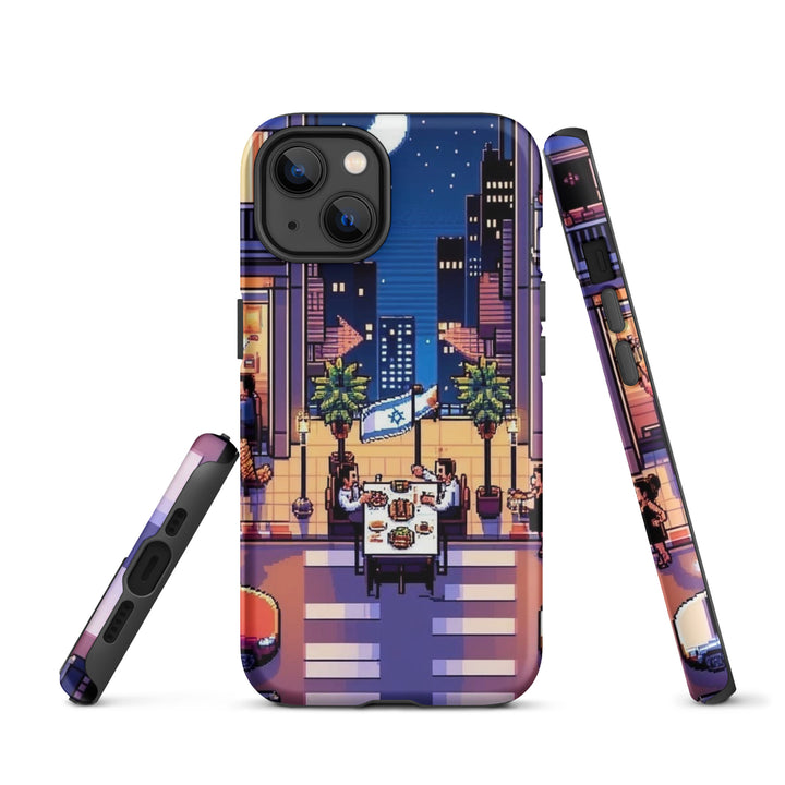 Tough Case for iPhone® | TLV Nightlife 16 Bit