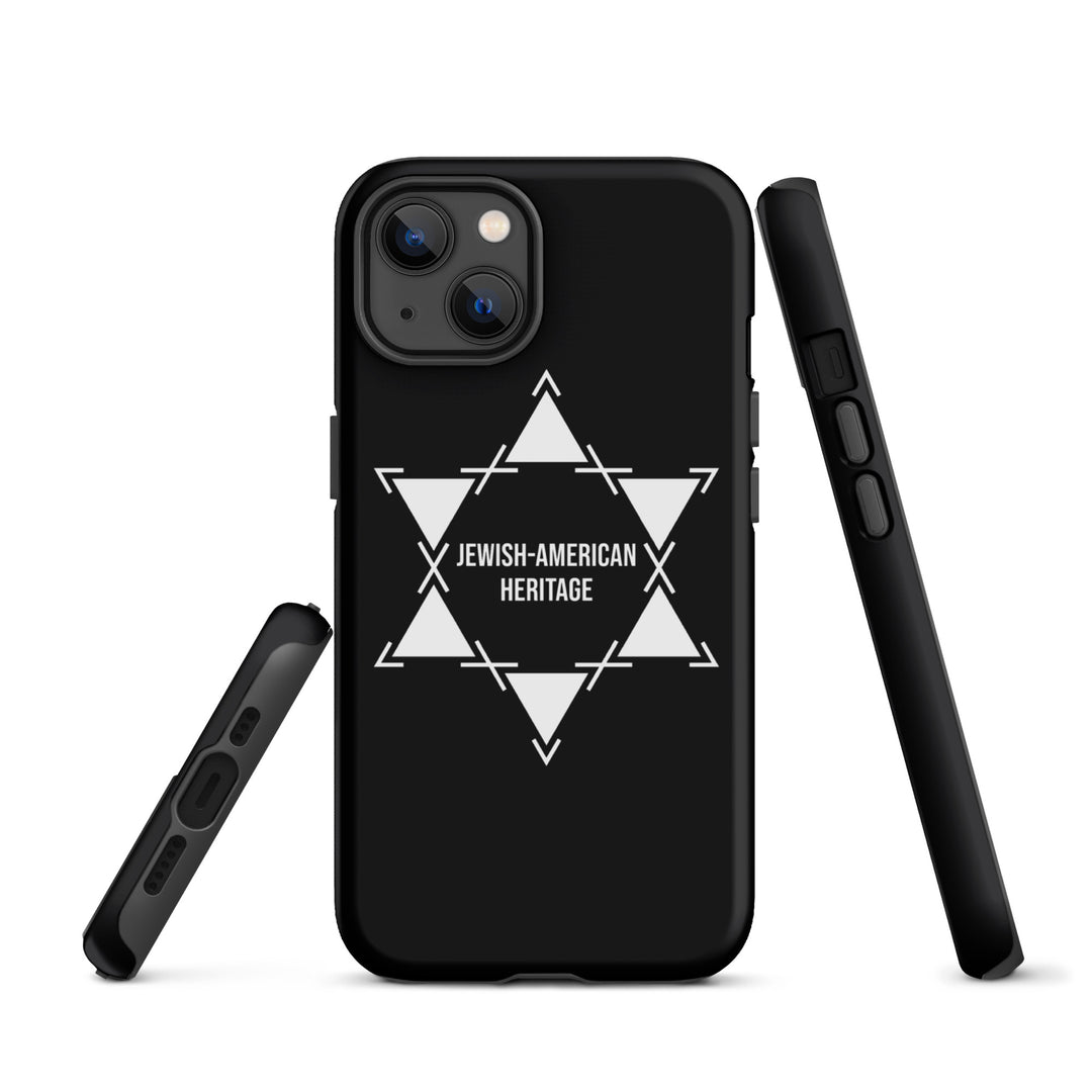 Jewish American Heritage Jewish pride tough case for iphone® in Matte - close-up