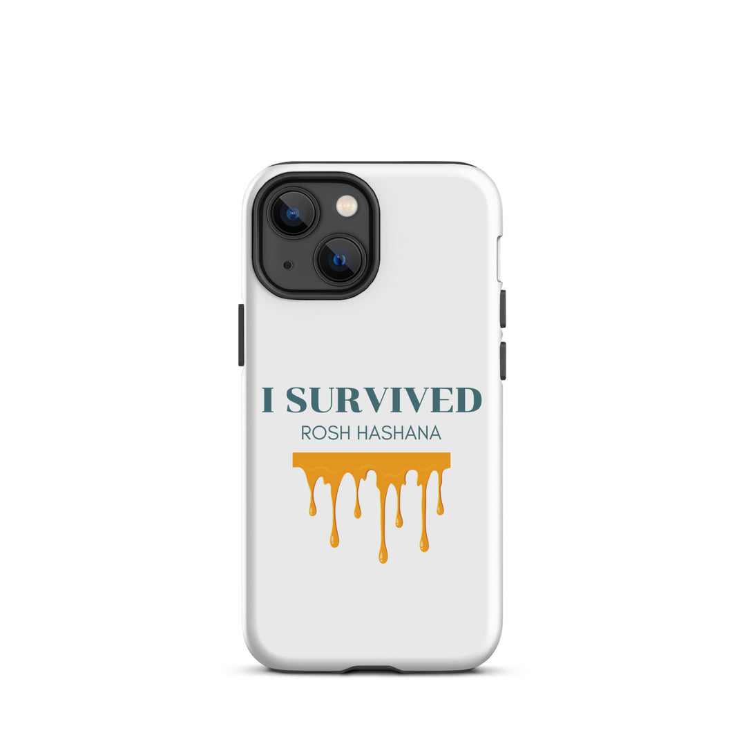 I Survived Rosh HaShana Jewish pride tough case for iphone® in Matte - front view