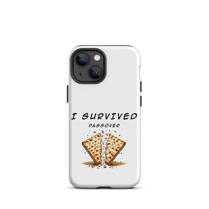 Passover Jewish pride tough phone case for iPhone 13 Mini, matte finish - front view