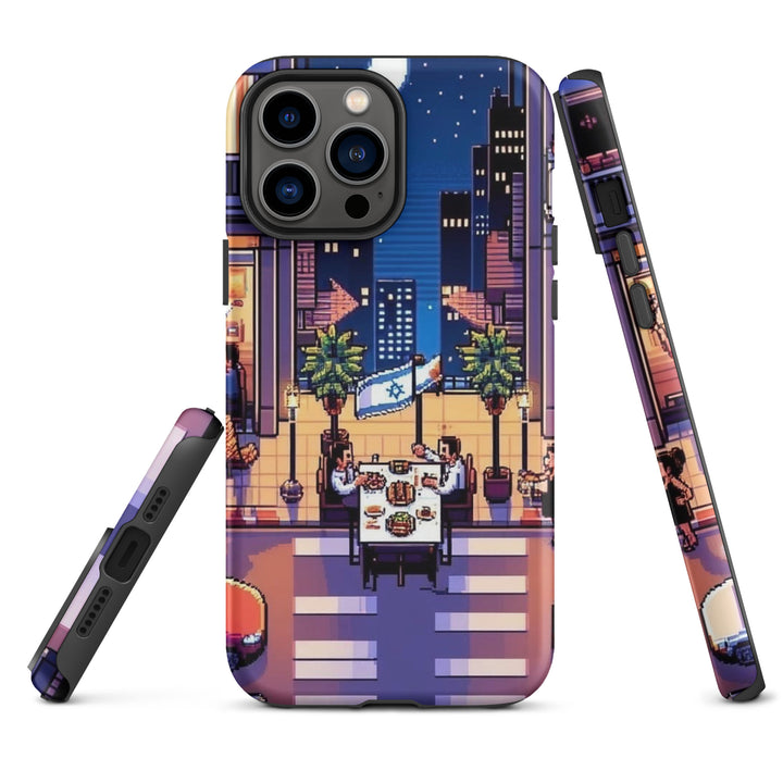 Tough Case for iPhone® | TLV Nightlife 16 Bit