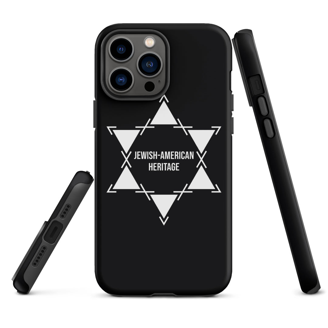 Jewish American Heritage Jewish pride tough case for iphone® in Matte - folded view