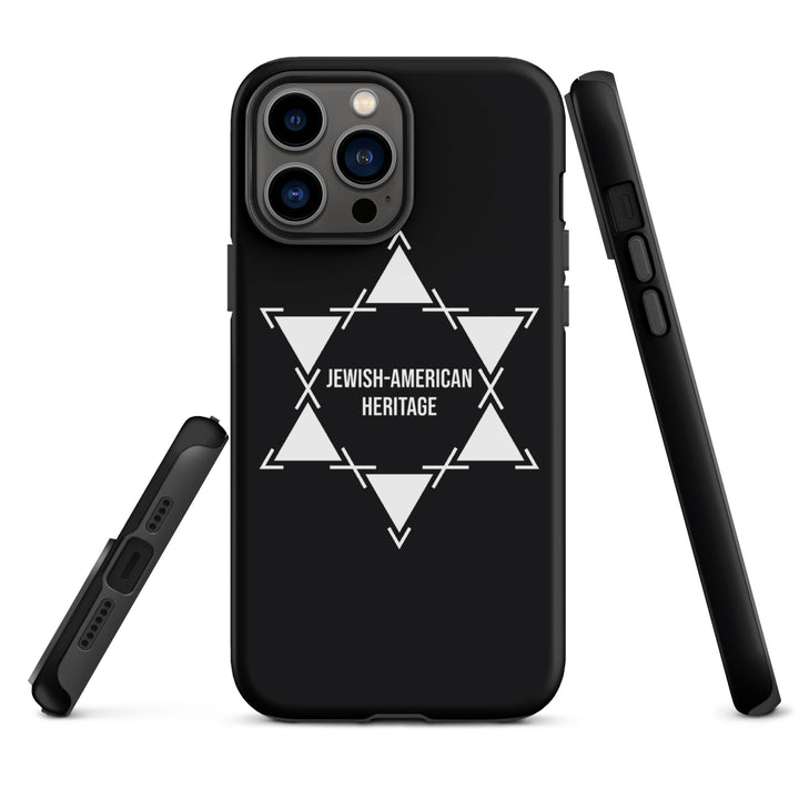 Jewish American Heritage Jewish pride tough case for iphone® in Matte - folded view
