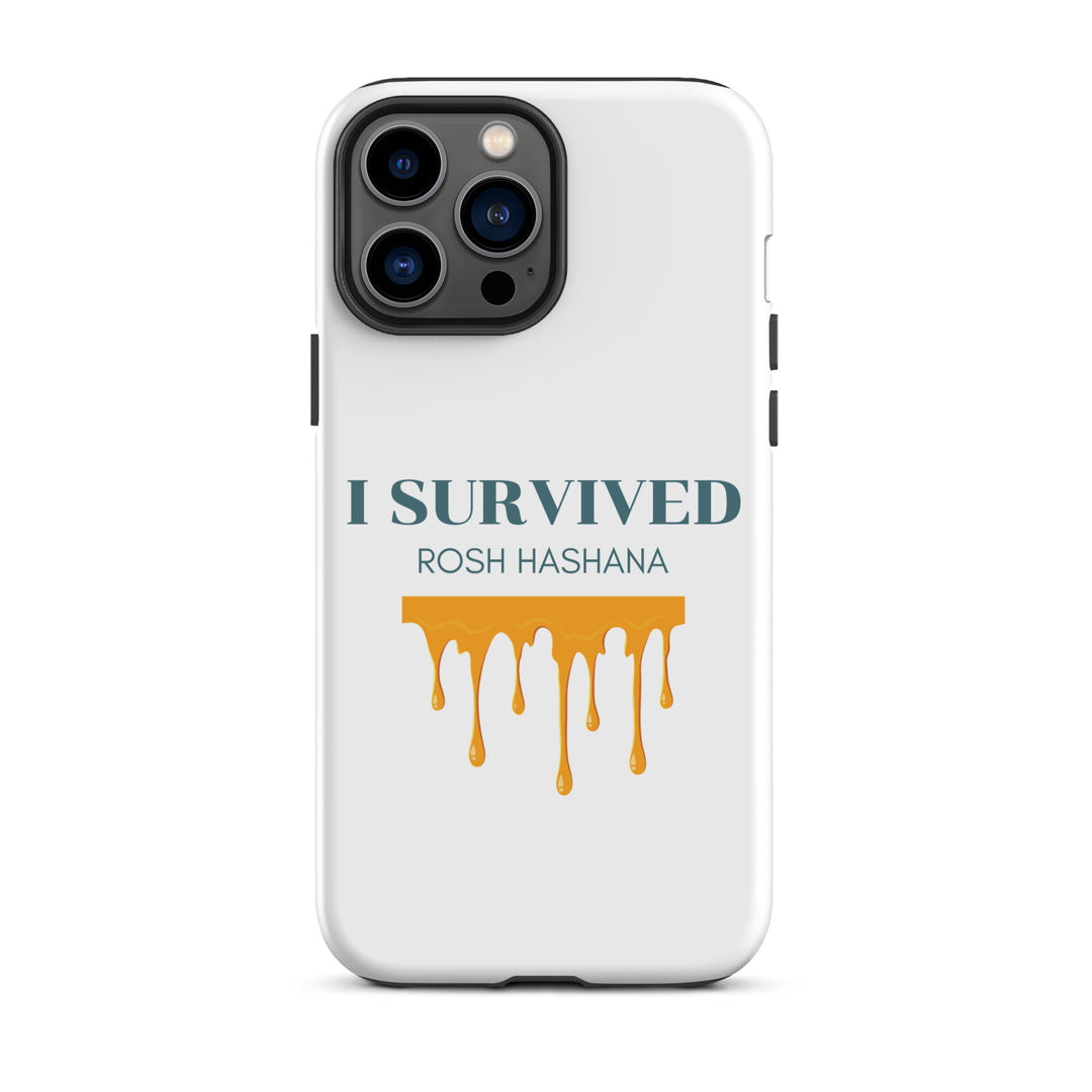 I Survived Rosh HaShana Jewish pride tough case for iphone® in Matte - side view