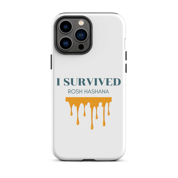I Survived Rosh HaShana Jewish pride tough case for iphone® in Matte - side view