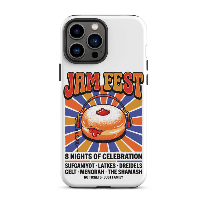 Jam Fest 8 Nights Jewish pride tough phone case for iPhone 13 Pro Max, matte finish - front view
