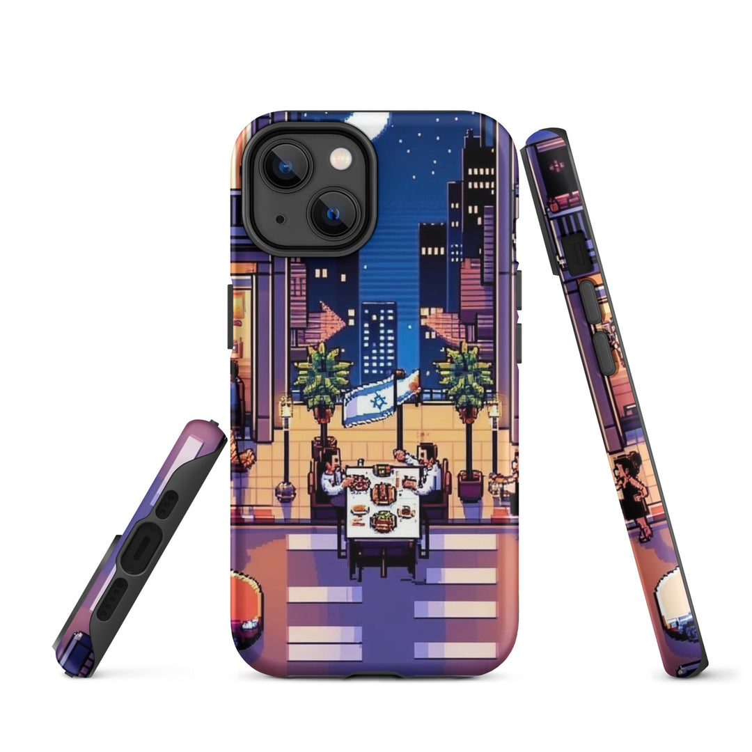 Tough Case for iPhone® | TLV Nightlife 16 Bit