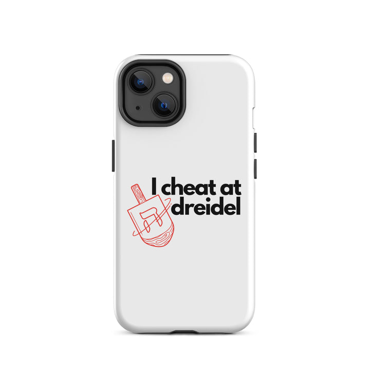 I Cheat At Dreidel Jewish pride tough case for iphone® in Matte - front view